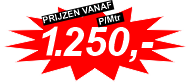 prijzen vanaf 1250